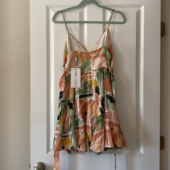 Multi color, baby doll dress. Size large - Picture 2 of 2